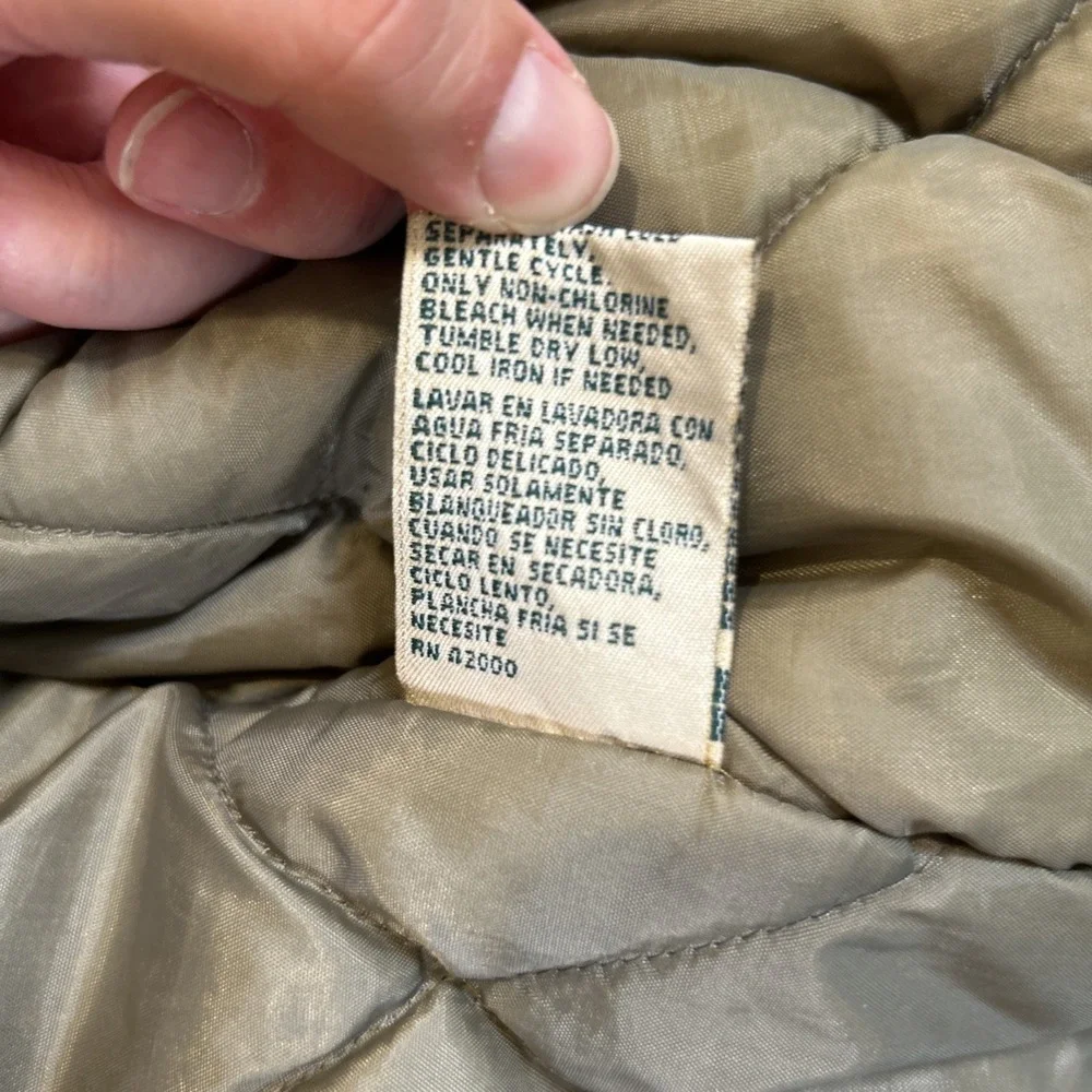 Vintage Northwest Territory Men's Field Jacket Khaki Zip and Snap Down Size XL